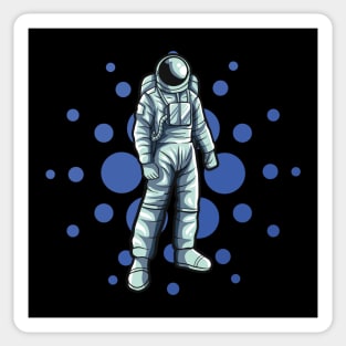 Cardano Crypto ADA Hodl To The Moon Blockchain Sticker